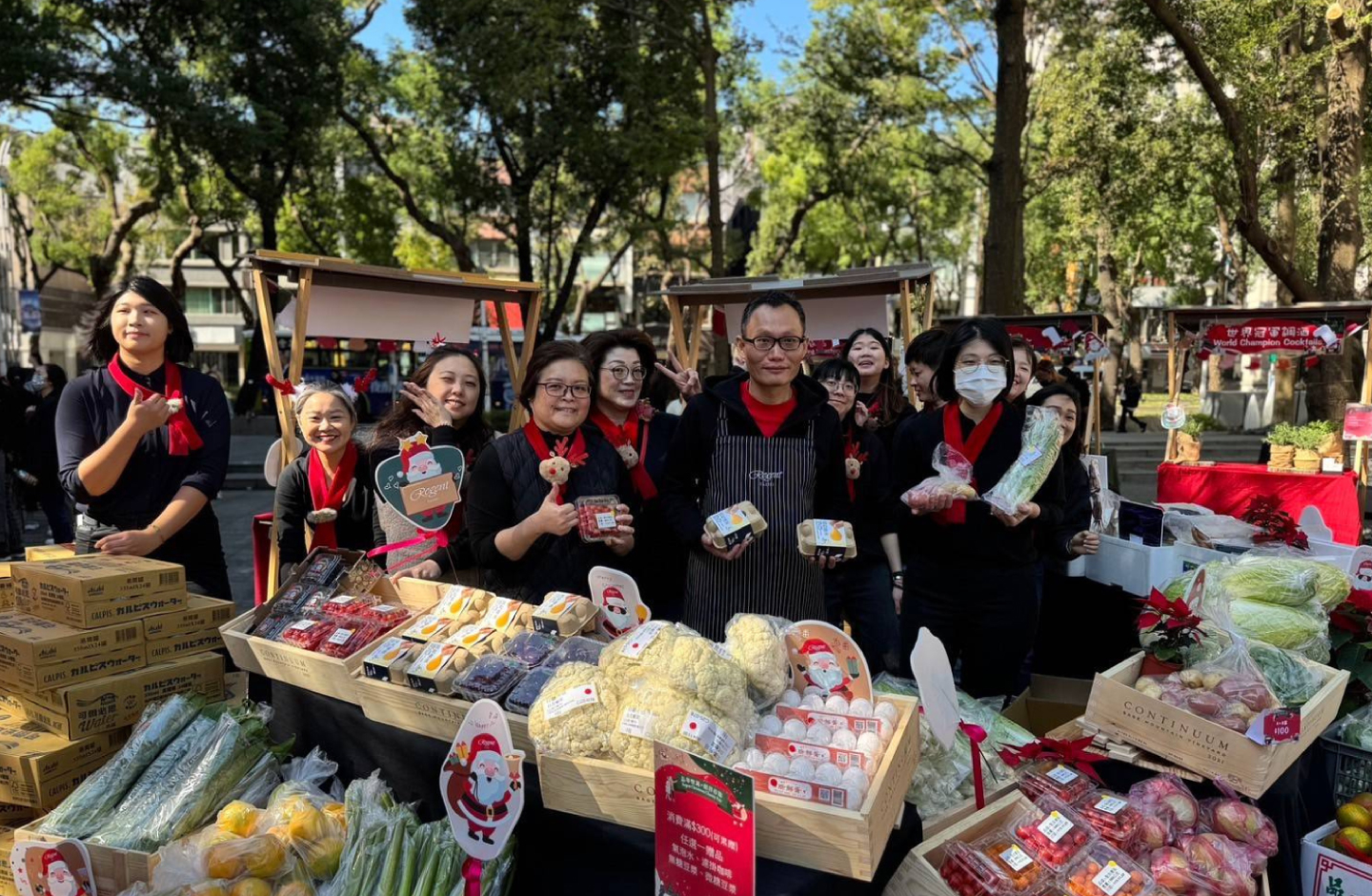 晶華聖誕慈善市集：落實循環共好理念，以永續美饌傳遞溫暖