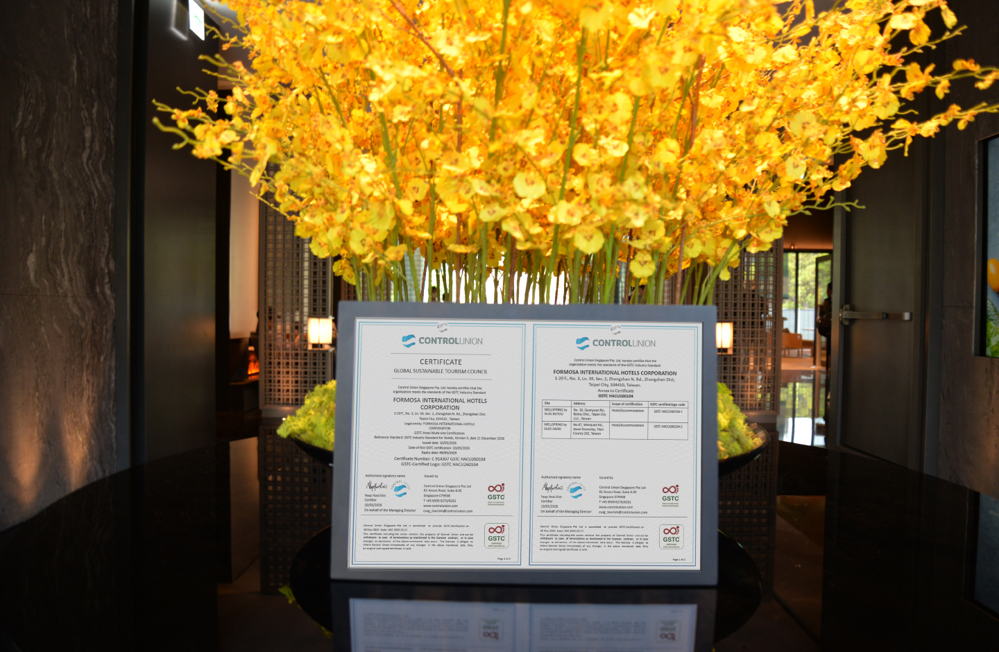 Wellspring by Silks Beitou achieved GSTC Certification